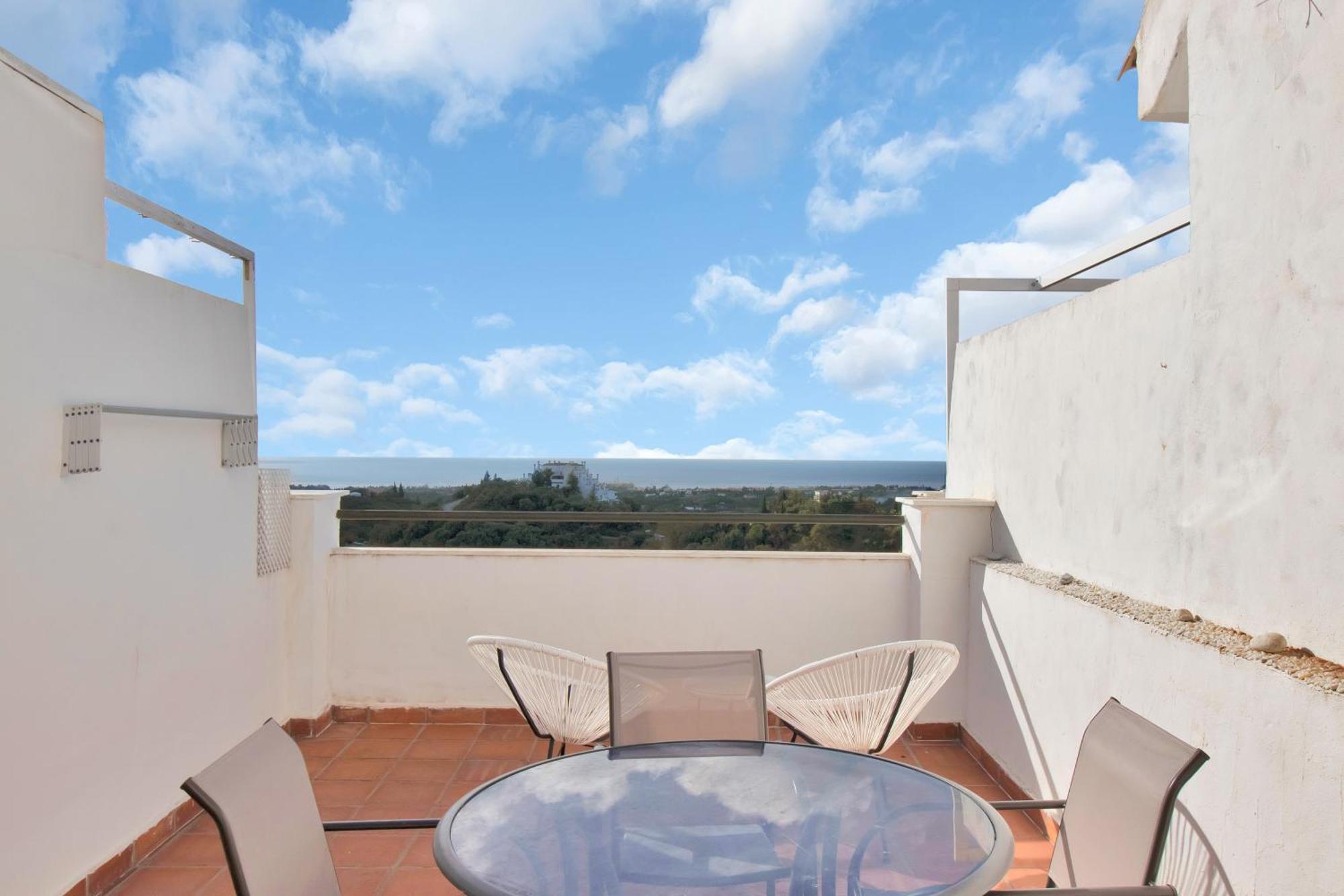 Duplex Estilo Boho Con Increible Terraza Y Vistas Al Mar En Estepona - Las Abejeras 609 Διαμέρισμα Εξωτερικό φωτογραφία